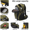 Lightweight Waterproof Camping Mountaineering Travel Backpack 40L Large Trekking Hiking Backpack