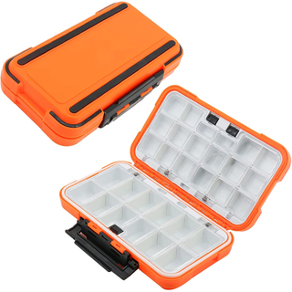 Waterproof Multicolor Bait Storage Tackle Box Large Utility Lures Fishing Box for Bait Casting Fishing Fly Fishing