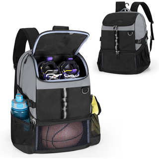 Wholesale Lightweight Large Sports Basketball Soccer Equipment Bag Outdoor Fitness Casual Rucksack
