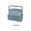 Outdoor Durable Portable Plastic Fishing Rod Reel Box With Strap Double layers Professional Fishing Lures Hook Bait Box