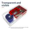Bait Lure Hooks Storage Box Plastic Transparent Portable Tackle Waterproof Small Fish Tools Bait Lure Hooks Storage Box