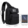 Small Tactical Sling Backpack Molle EDC Crossbody Chest Pack Military Rover Shoulder Sling Pack