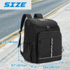 2024 New Design Roller blade Bag with Adjustable Padded Shoulder Strap Large capacity Ice Skate Backpack
