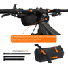 Fashion OEM Bicycle Front Bag Fram Storage Roll Bag Large Capacity Bike Handlebar Bag With Detachable Shoulder Strap