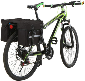 Large Capacity Waterproof Portable Saddle Bag Bicycle Rear Seat Storage Bag with Reflective strap