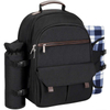 Picnic Cooler Backpack for 4 Person Picnic Set with Detachable Waterproof Pouch for Family Outdoor Camping BBQ