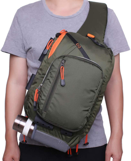 OEM High Quality Compact Design Fly Fishing Sling Pack Fishing Tackle Storage Shoulder Bag