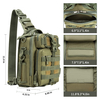 2025 Hot Sales Water Resistant Multi-functional Crossbody Sling Fishing Bag Fishing Tackle Bag