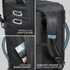 Custom Logo Ski Boot Bag Backpack Lightweight Waterproof Travel Ski Boot Bag Backpack for Boots