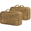 Multi-Purpose Tactical Nylon Tool Compact Bag Molle Admin Pouch for Tactical Vest Chest Waist Pack 