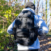 Custom Logo 1000D Nylon Large Capacity Sports Bag Fitness Tactical Backpack Gym Bag With Headphones Port