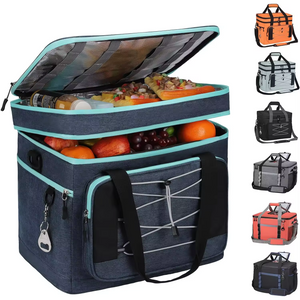 Large Collapsible Soft Leakproof Camping Beach Cooler Beer Bag