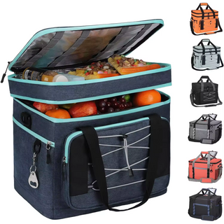 Large Collapsible Soft Leakproof Camping Beach Cooler Beer Bag