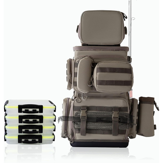 OEM/ODM Waterproof Cooler Bag Fishing Bag Durable Tackle Backpack for Salt Water Fishing Hiking Camping