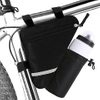 Ultralight Reflective Bicycle Triangle Frame Bike Bag Lightweight Frame Kettle Bag with Water Bottle Pouch