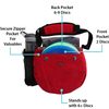 2021 Lastest Disc Golf Bag Fits 6-10 Discs for Beginner Practice Durable Canvas Disc Golf Shoulder Bag