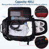 40L Durable Travel Duffle Bag Waterproof Shoulder Weekender Overnight Bag for Men