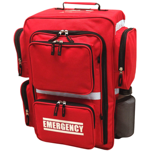 Reflective Striping Emergency Bag Rescue First Aid Medical Backpack with Padded Back And 4 Removeable Pocket