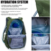 Outdoor Travel Backpack for Backpacking Camping with Waist Belt Bag 35L Versatile Hiking Backpack with Rain Cover