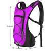 New Design Lightweight Cycling Hiking Backpack Pack with 2L BPA Free Water Bladder Insulated Water Backpack