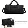 Stylish Sports Gym Bag Overnight Bag with Shoes Compartment Portable Fitness Travel Duffel Luggage Bag