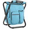 Outdoor Portable Insulated Comfortable Backpack Folding Picnic Cooler Bag Camping Fishing Chair Bag