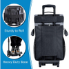 Custom Logo Waterproof 2 Layer Portable Water Bottle Cooler Bag Insulated Soft Cooler Bag with Wheels