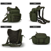 Customized Military Gear Messenger Bag for Trekking Hiking Fishing Molle Tactical Sling Chest Bag Pack