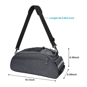 2025 New Design Muli-purpose Outdoor Bike Storage Bicycle Seat Bag Shoulder Bag Rear Rack Bag for Bicycle