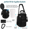 Durable Baseball Bucket Bag Baseball Coaching Accessories Organizer Softball Baseball Bag with Multiple Pockets