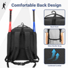 Custom Sports Backpack Outdoor Training Softball Bag Baseball Bat Bag Baseball Backpack with Shoes Compartment