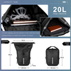 20 L 100% Waterproof Outdoor Bicycle Backpack Commute Bike Bag Bike Pannier Bag with Rain Cover