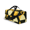 2022 New Trend Tear Resistant Yellow And Black Multiple inside Pockets Foldable Travel Duffel Bag