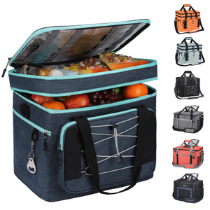 Hot Sale Water Resistant Insulated Large Camping Cooler Lunch Bag Family Camping Picnic Bag for Grocery Shopping