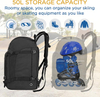 2025 Hot Selling Premium Ski Boot Bag Backpack 50L Snowboard Boot Ski Boot Travel Bag with Soft Back Panel