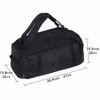 60L Large Airplane Duffel Bag with Clothes Shoes Compartment Carry-on Luggage Sports Duffel Backpack