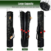 2022 New Style Folding Fishing Rod Case Portable Fishing Camo Rod Carrier Fishing Tool Storage Bag