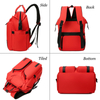 2022 Stylish Mommy Diaper Backpack for Baby Care Waterproof Oxford Maternity Nursing Backpack Bag