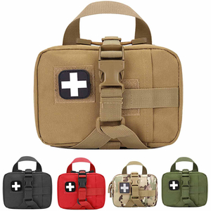 Rip-Away Molle Medical Utility Bag with Cross Patch Tactical First Aid Kit IFAK Pouch
