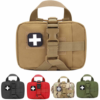 Rip-Away Molle Medical Utility Bag with Cross Patch Tactical First Aid Kit IFAK Pouch