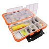 Waterproof Multicolor Bait Storage Tackle Box Large Utility Lures Fishing Box for Bait Casting Fishing Fly Fishing
