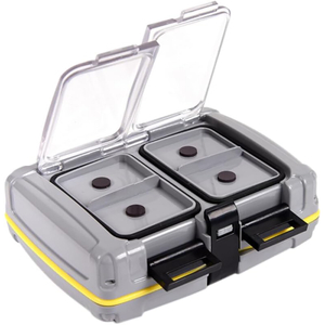 Custom Lightweight Fishing Pole Box ABS Plastic Fishing Tackle Box Fishing Bait Box with Bilateral Design