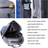 Custom Floating TPU Coated Durable Nylon Dry Bag With Reflective Tabs Waterproof Fishing Backpack