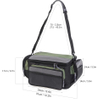 Custom Large Capacity Water Resistant Fishing Tackle Bag Pack Fishing Reel Lure Storage Shoulder Bag
