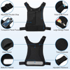 Fashion Lightweight Breathable Running Backpack Adjustable Waistband Reflective Hydration Vest With Water Bottle Pocket