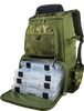 Hot Selling Large Storage Camouflage Carp Fishing Backpack Fishing Tackle Backpack with 4 Tackle Trays