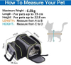 Sac De Transport Extensible Pour Chat Chien Et Autres Animaux De Compagnie Souple Et Pliable Avec Tapis En Laine Pour Voyage En