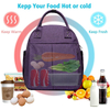 Thermal lunch Bag Container with Drinks Holder For Women Hiking Beach Picnic Trip Lunch Cooler Backpack