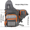Custom Waterproof Fly Fishing Sling Pack Adjustable Fishing Tackle Waist Bag