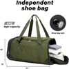 40L Waterproof Medium Weekender Overnight Backpack Travel Duffle Bag Sports Gym Bag with Wet Pocket
